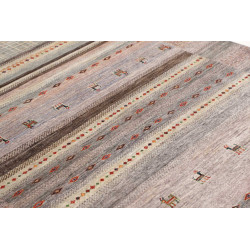 Tappeto Siva Pakistan 155x194 Grigio Chiaro Bei