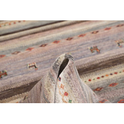 Tappeto Siva Pakistan 155x194 Grigio Chiaro Bei