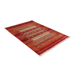Tappeto Siva Pakistan 125x183 Rosso Terracotta