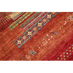 Tappeto Siva Pakistan 125x183 Rosso Terracotta