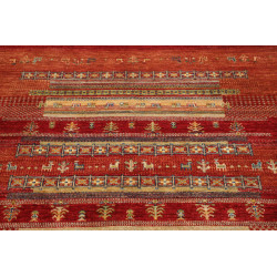 Tappeto Siva Pakistan 125x183 Rosso Terracotta