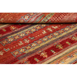 Tappeto Siva Pakistan 125x183 Rosso Terracotta