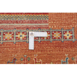Tappeto Siva Pakistan 125x183 Rosso Terracotta
