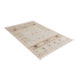 Tappeto Siva Pakistan 122x178 Grigio Beige Ross