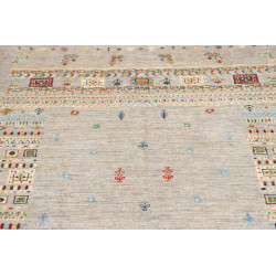 Tappeto Siva Pakistan 122x178 Grigio Beige Ross