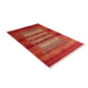 Tappeto Siva Pakistan 124x186 Rosso Arancio Ter