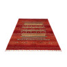 Tappeto Siva Pakistan 124x186 Rosso Arancio Ter