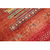Tappeto Siva Pakistan 124x186 Rosso Arancio Ter