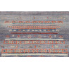 Tappeto Siva Pakistan 123x181 Blu Lavanda Grigi