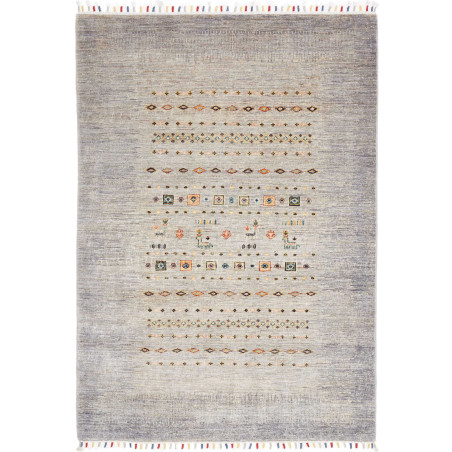 Tappeto Siva Pakistan 125x176 Grigio Blu Pesca