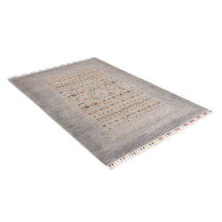 Tappeto Siva Pakistan 125x176 Grigio Blu Pesca