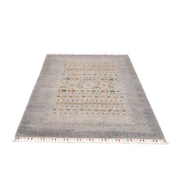 Tappeto Siva Pakistan 125x176 Grigio Blu Pesca