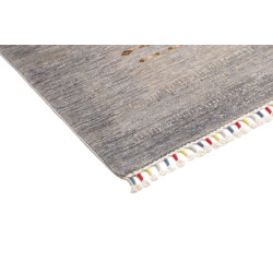 Tappeto Siva Pakistan 125x176 Grigio Blu Pesca