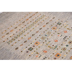 Tappeto Siva Pakistan 125x176 Grigio Blu Pesca