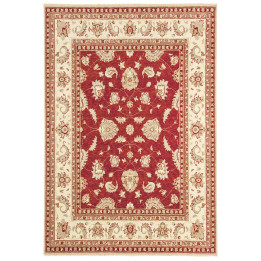 Rug Chobi all-over floral red beige ivory 130x19