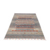 Tappeto Siva Pakistan 120x186 Azzurro Grigio Bl