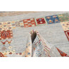 Tappeto Siva Pakistan 128x180 Azzurro Grigio Bl
