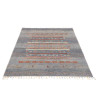 Tappeto Siva Pakistan 124x173 Blu Grigio Terrac