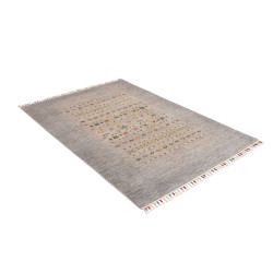Tappeto Siva Pakistan 124x178 Grigio Tenue Mult