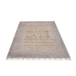 Tappeto Siva Pakistan 124x178 Grigio Tenue Mult