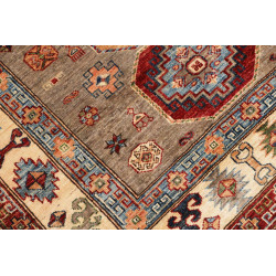 Rug Kazak Fine Pakistan 122x190 Brown Beige Red
