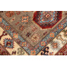 Rug Kazak Fine Pakistan 122x190 Brown Beige Red