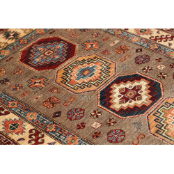 Rug Kazak Fine Pakistan 122x190 Brown Beige Red