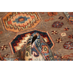 Rug Kazak Fine Pakistan 122x190 Brown Beige Red
