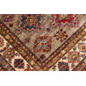 Rug Kazak Fine Pakistan 126x184 Taupe Grey Crea