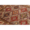 Rug Kazak Fine Pakistan 126x184 Taupe Grey Crea