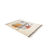 Tappeto Gabbeh Marrakech Pakistan 177x239 Bianc