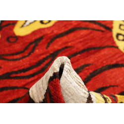 Tappeto Gabbeh Marrakech Pakistan 159x220 Rosso
