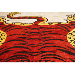 Tappeto Gabbeh Marrakech Pakistan 160x219 Rosso