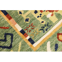 Tappeto Gabbeh Marrakech Pakistan 133x179 Verde