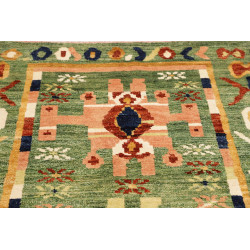 Tappeto Gabbeh Marrakech Pakistan 133x179 Verde