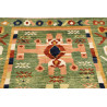 Tappeto Gabbeh Marrakech Pakistan 133x179 Verde