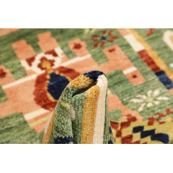 Tappeto Gabbeh Marrakech Pakistan 133x179 Verde