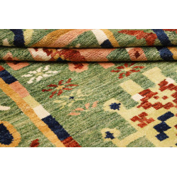 Tappeto Gabbeh Marrakech Pakistan 133x179 Verde