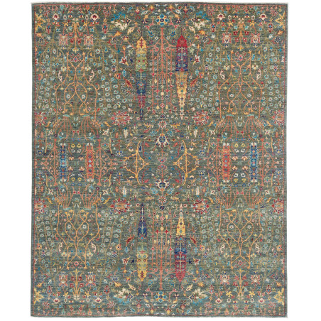 Rug Shahi Fine Pakistan 202x249 Dark Moss Green