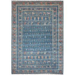 Tappeto Rubin Pakistan 205x287 Blu Petrolio Ter