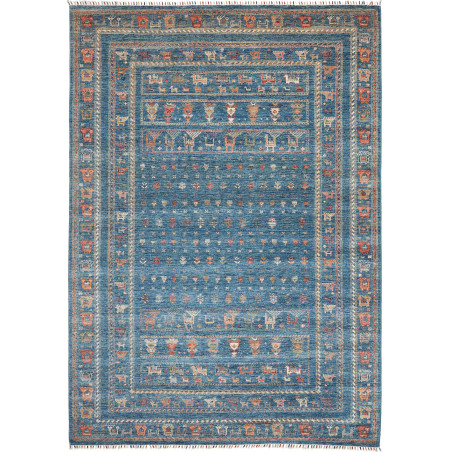 Tappeto Rubin Pakistan 205x287 Blu Petrolio Ter