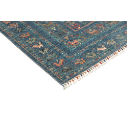 Tappeto Rubin Pakistan 171x233 Blu Arancio Beig