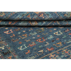 Tappeto Rubin Pakistan 171x233 Blu Arancio Beig