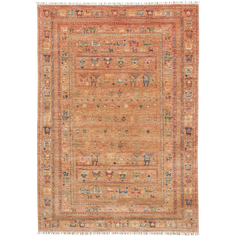 Tappeto Rubin Pakistan 171x243 Terracotta Aranc