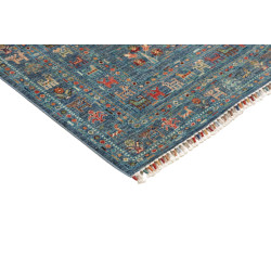 Tappeto Rubin Pakistan 166x240 Blu Teal Arancio