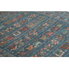 Tappeto Rubin Pakistan 166x240 Blu Teal Arancio