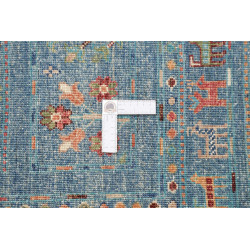 Tappeto Rubin Pakistan 166x240 Blu Teal Arancio