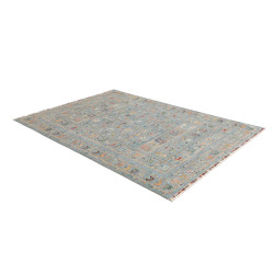 Tappeto Rubin Pakistan 165x231 Azzurro Cielo Ve
