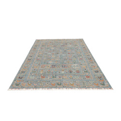 Tappeto Rubin Pakistan 165x231 Azzurro Cielo Ve