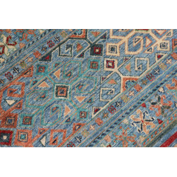 Tappeto Rubin Pakistan 120x193 Turchese Blu Ara